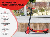 Electric Scooter for Kids Aged 6-14 Years, with Colourful Lights, Red T3398P349460