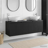 Bathroom Cabinet Set 3 pcs Black 49.5 x 44.5 x 65 cm 3405688