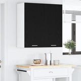 Hanging Cabinet Black Oak 80 x 31 x 80 cm Engineered Wood 884283