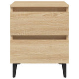 Bed Cabinet Sonoma Oak 40x35x50 cm Engineered Wood 805875