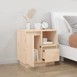 Bedside Cabinet 50x34x50 cm Solid Wood Pine 814479
