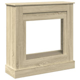 Fireplace Surround Sonoma Oak 90x30x90 cm Engineered Wood 854591