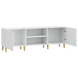 TV Cabinet 150 x 31 x 50 cm High Gloss White Engineered Wood 895149