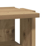 Shoe Cabinet Artisan Oak 28x27x102 cm Engineered Wood 856666