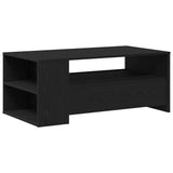 Coffee Table Black Oak 102 x 55 x 43.5 cm Engineered Wood 862733