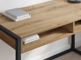 Desk with Storage Artisian Oak 100 x 50 x 75 cm Engineered Wood 886479