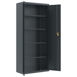 File Cabinet Anthracite 90x40x240 cm Steel 3188333