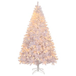 ZNTS 6 FT Artificial Christmas Tree with DIY 100 Warm Lights Battery Operated, 800 Branch Tips and Sturdy 68639599