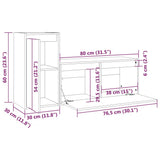 TV Cabinets 2 pcs Solid Wood Pine 3100109