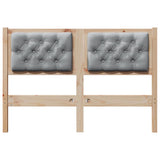 Headboard Other Brown and light grey 120 cm Solid pine wood 879019
