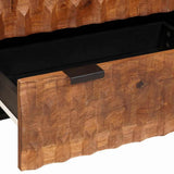 Sideboard 3 pcs Acacia Brown Finish 60 x 33 x 75 cm 3310035