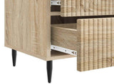 Bedside Cabinet Sonoma Oak 43 x 34.5 x 47.5 cm Engineered Wood 894759