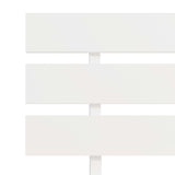 Bed Frame White Solid pine wood, Plywood 180x200 cm Super King 283159