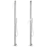 Garden Shower 220 cm Stainless Steel 315942
