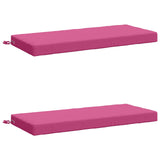 2-Piece Bench Cushions SOEST 2 pcs 100% Polyester Pink 950173