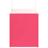 Paper Bags 250 pcs with Handles Pink 32x22x24 cm 4101903
