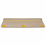 Stair Mats Self-adhesive Sisal-Look 30 pcs 65x21x4 cm Sand 3365891