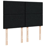 Box Spring Bed with Mattress Black 140x190 cm Velvet 3290902