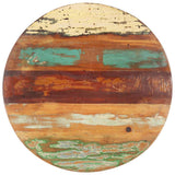Round Table Top 40 cm 15-16 mm Solid Reclaimed Wood 286031