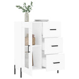 Sideboard High Gloss White 69.5x34x90 cm Engineered Wood 828054