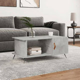 Coffee Table Concrete Grey 90x50x40 cm Engineered Wood 829464