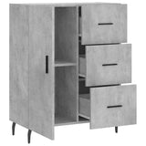 Sideboard Concrete Grey 69.5x34x90 cm Engineered Wood 827936