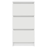 Sideboard White 37.5x35x76 cm Engineered Wood 861724