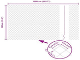 Chain Link Fence 10 x 1 m Steel Green 42004773