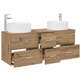 Bathroom Furniture Set 3 pcs Artisan Oak 49.5 x 44.5 x 65.5 cm 3405962