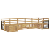 Outdoor Sofa Set 7 pcs White 3392204