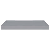 Floating Wall Shelves 4 pcs Grey 60x23.5x3.8 cm MDF 323855