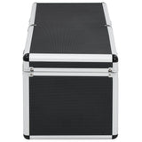 Storage Cases 2 pcs Black Aluminium 91851