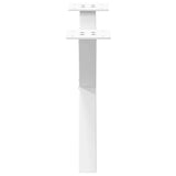 Coffee Table Legs X-Shaped 2 pcs White 50x cm Steel 4012877