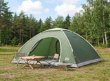 Camping Tent with Roof with Air Vent Green 275 x 215 x 125 cm 42028632