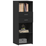 Highboard Black 45x42.5x124 cm Engineered Wood 846167