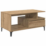 Coffee Table Artisan Oak 90 x 49 x 45 cm Engineered Wood 881052
