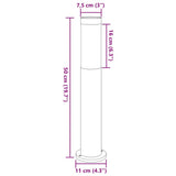 Bollard Lights 3pcs 50 cm Stainless Steel IP44 4006000