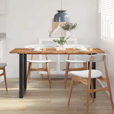 Dining Table 154x80x76 cm Solid Acacia Wood 286473