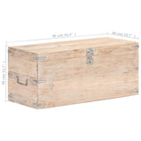 Chest 90x40x40 cm Solid Acacia Wood 289642