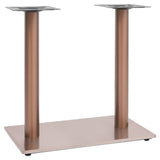 Bistro Table Leg Brass Stainless Steel 70x40x72 cm Industrial 325444