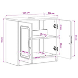 Bathroom Sink Cabinet UTRECHT High Gloss White 897669
