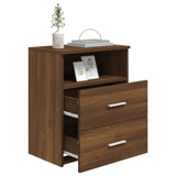 Bed Cabinets 2 pcs Brown Oak 50x32x60 cm 815863