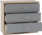 ZNTS Nevada 3 Drawer Chest 100-102-091