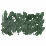 Balcony Screen with Dark Green Leaves 400x150 cm 315492