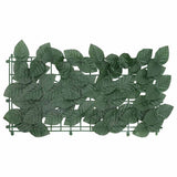 Balcony Screen with Dark Green Leaves 400x150 cm 315492