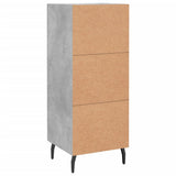 Sideboard Concrete Grey 34.5x34x90 cm Engineered Wood 830464