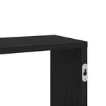 ZNTS Wall Shelf Black Oak 167.5x18x68 cm Engineered Wood 868075