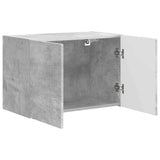 TV Wall Cabinet Concrete Grey 59.5 x 31 x 40 cm Engineered Wood 892335