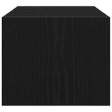TV Cabinets 2 pcs Black Oak 60x31x25.5 cm Engineered Wood 861493