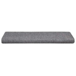 ZNTS Stair Mats Self-adhesive 30 pcs Light Grey 65x21x4 cm 3365694